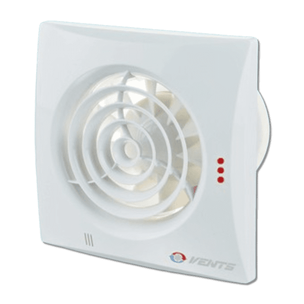 Quiet-100 comfort frånluftsfläkt för villaventilation.